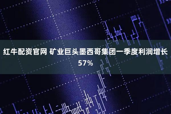 红牛配资官网 矿业巨头墨西哥集团一季度利润增长57%
